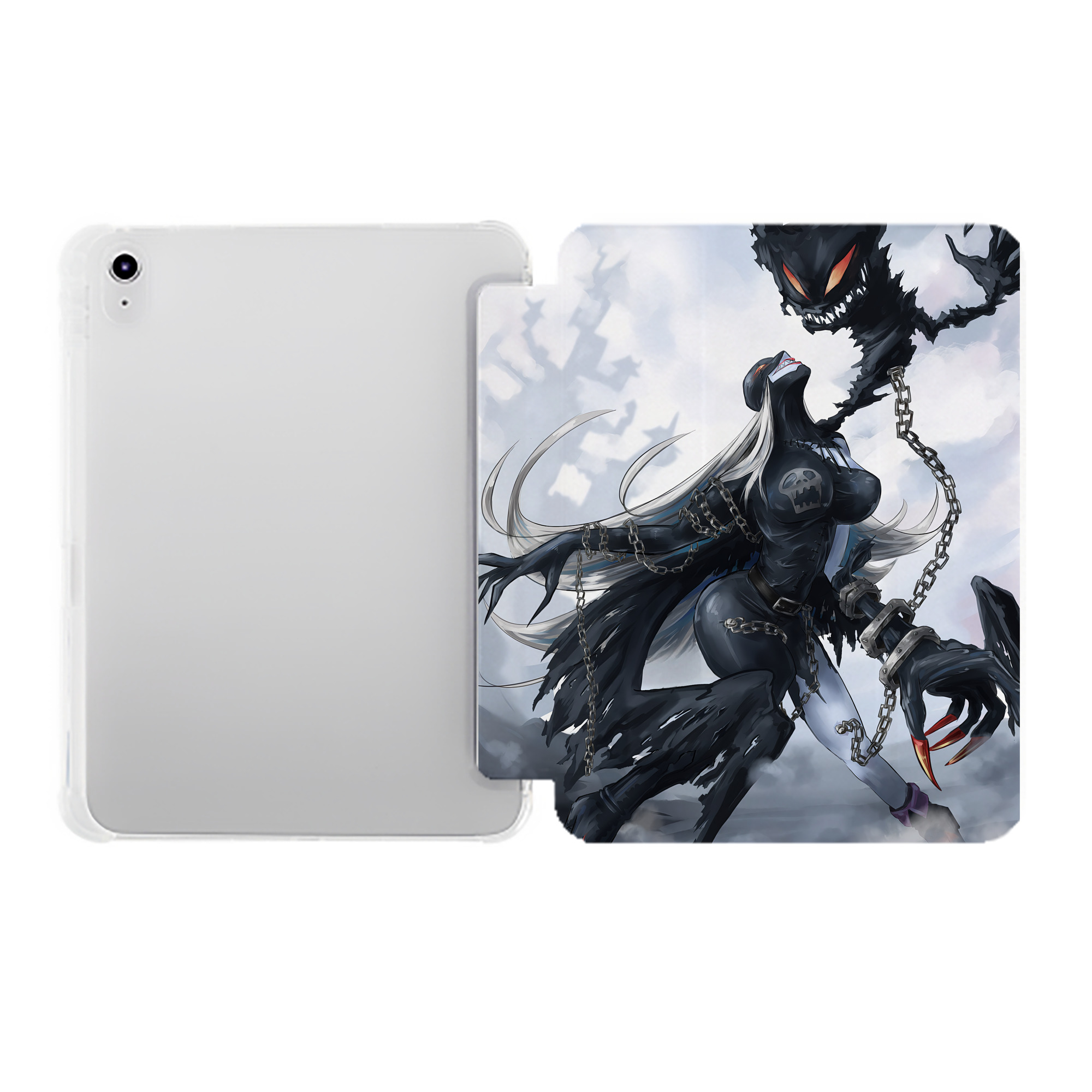 （画像用） Digimon デジタルモンスター/デジモン IPad ケース ペン収納付き 三つ折りスタンド PUレザー×シリコン 対応機種9.5/10.5/10.9インチ